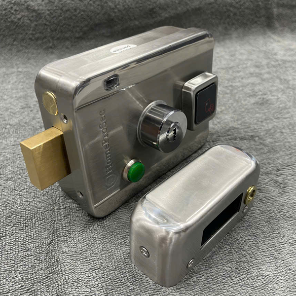 Khóa CổngThẻ Từ Ngoài trời INOX HPS - SLIH -Exit (Có tay cầm, Có Nút Nhấn Exit)