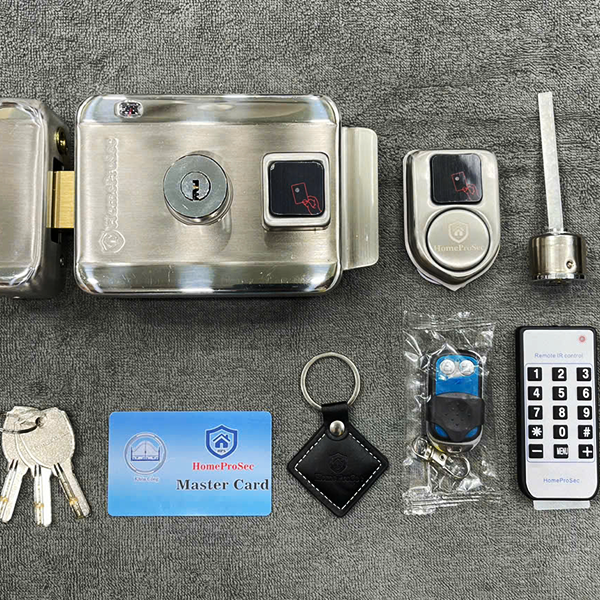 Khóa CổngThẻ Từ Ngoài trời INOX HPS - SLiH - (INOX, có tay cầm)