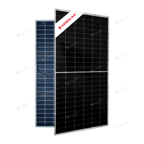 Tấm Pin Năng Lượng Mặt Trời AE Solar 580W 2 Mặt Kính