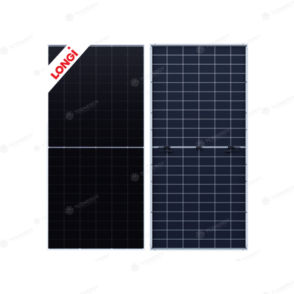 Tấm Pin Năng Lượng Mặt Trời Longi Solar 610W Himo X7 2 Mặt Kính