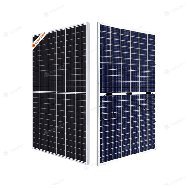 Tấm Pin Năng Lượng Mặt Trời Sunergy Solar 580W 2 Mặt Kính Ntype Topcon