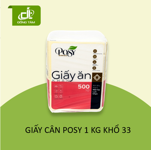Giấy Cân Posy 1 KG Khổ 33 - Đồng Tâm Paper