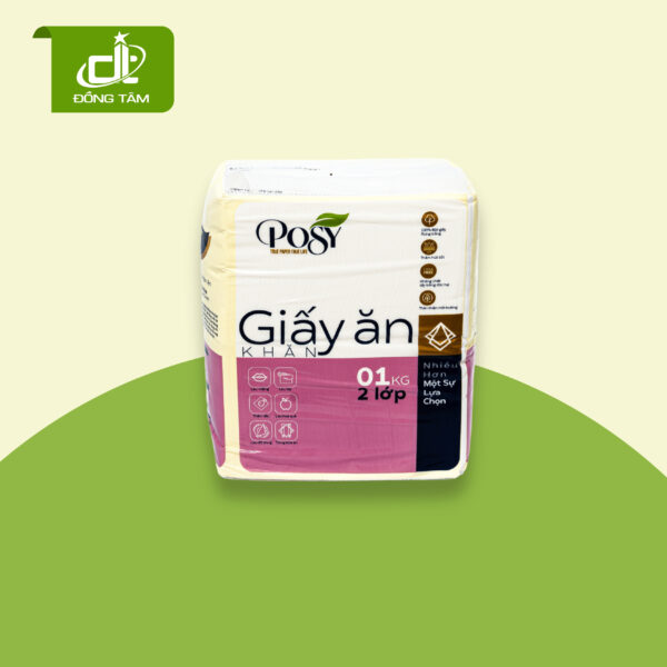 Hộp Ăn Posy 1KG 2 Lớp - Đồng Tâm Paper