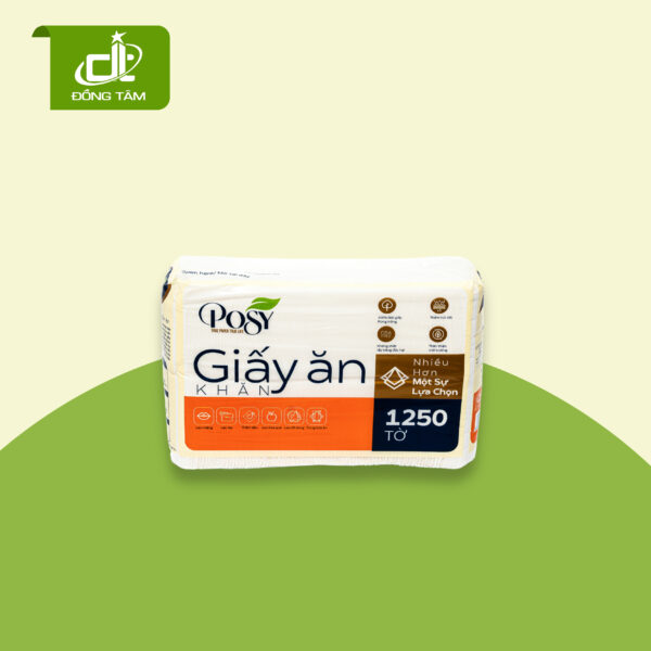 Giấy Ăn Posy Cao Cấp 1250 Tờ - Đồng Tâm Paper