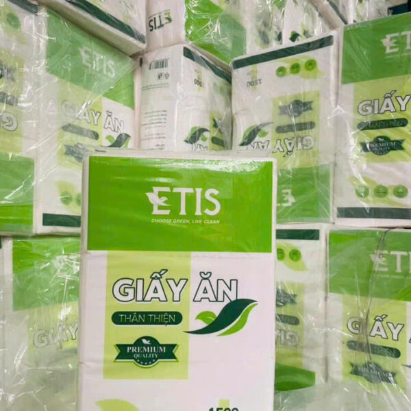 Giấy Ăn Etis 1500 Tờ - Đồng Tâm Paper