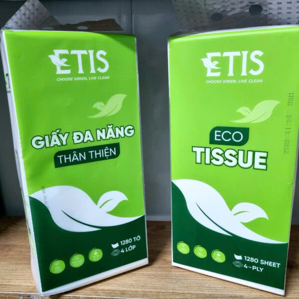Khăn Rút Treo Tường Etis 1280 Tờ - Đồng Tâm Paper