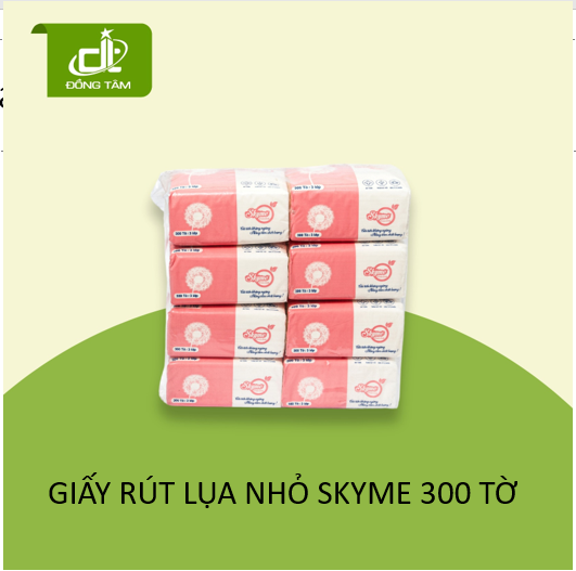 Giấy Rút Lụa Nhỏ 300 Tờ